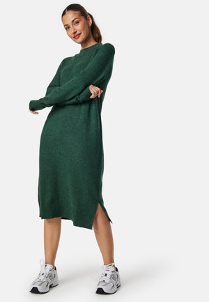 Viril Crew Neck Midi Kjole