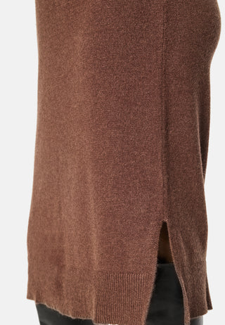 Viril Crew Neck Midi Dress