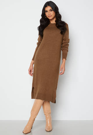 Ril Crew Neck Midi Dress