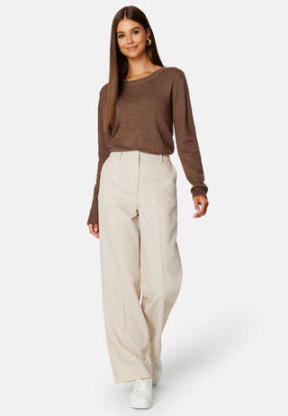 Viril O-neck L/S Knit Top