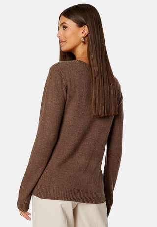 Viril O-neck L/S Knit Top