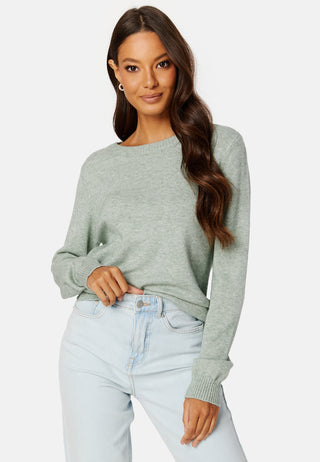 Viril O-neck L/S Knit Top