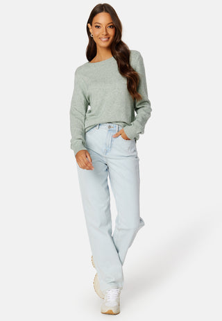 Viril O-neck L/S Knit Top