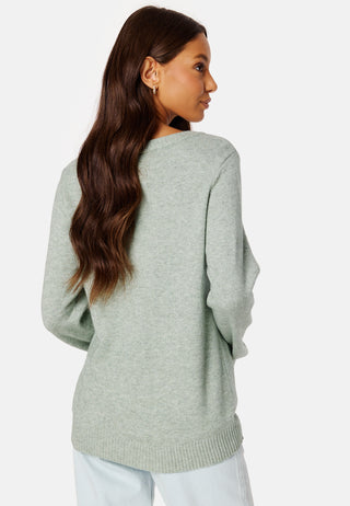 Viril O-neck L/S Knit Top