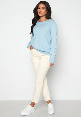 Viril O-neck L/S Knit Top