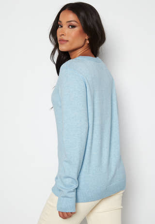 Viril O-neck L/S Knit Top