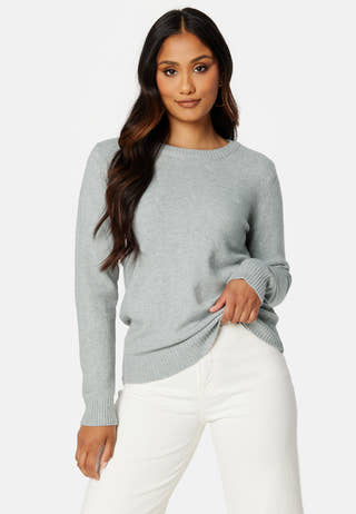 Viril O-neck L/S Knit Top