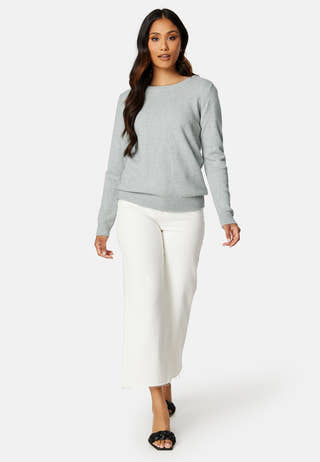 Viril O-neck L/S Knit Top