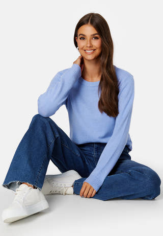 Viril O-neck L/S Knit Top