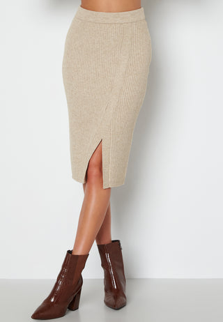 Ril Overlap Knit Skirt