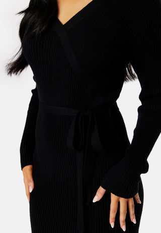 Ril Wrap L/S Knit Dress