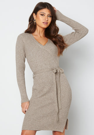 Ril Wrap L/S Knit Dress