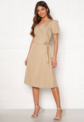 Sille S/S Wrap Midi Dress