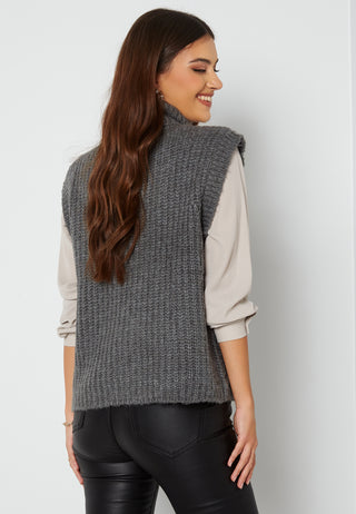 Suba Rollneck Knit Vest
