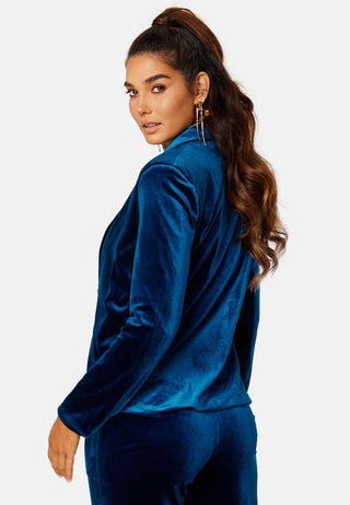 Velour L/S Blazer