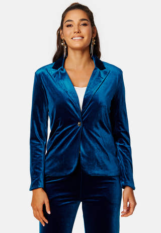 Velour L/S Blazer