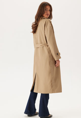 Viaddison L/S LONG TRENCHCOAT