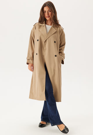 Viaddison L/S Lang Trenchcoat