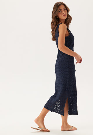 Viamalina V-neck S/L MIDI DRES