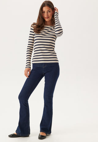 Viamelie O-neck L/S TOP