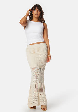 Vibella High Waist Ankle Knit Skirt