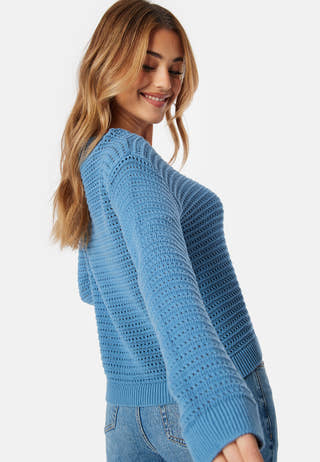 Vibellisina Boatneck L/S Knit Top