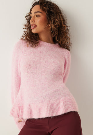 Vibows L/S O-Neck Knit Pullover