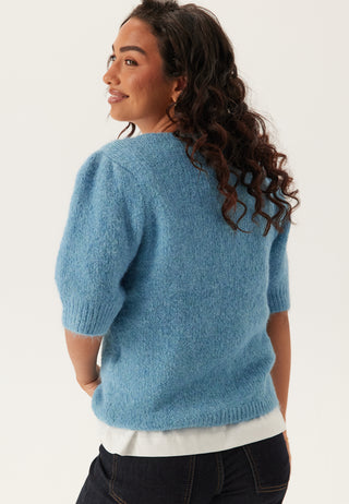 Vibows O-neck 3/4 Strikket Topp