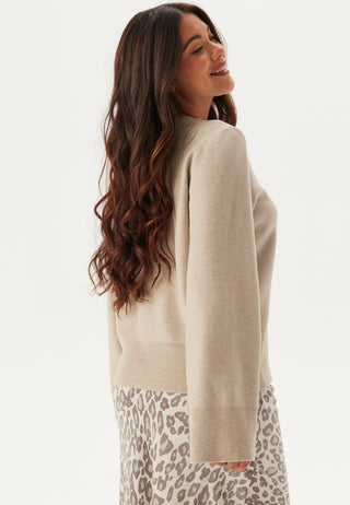 Vicassie O-neck L/S Knit Top