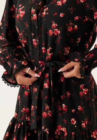 Viclo Rose Ls Shirt Dress