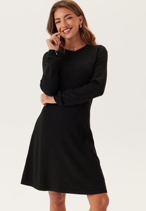 Vicomfy A-line O-neck Strikket Kjole