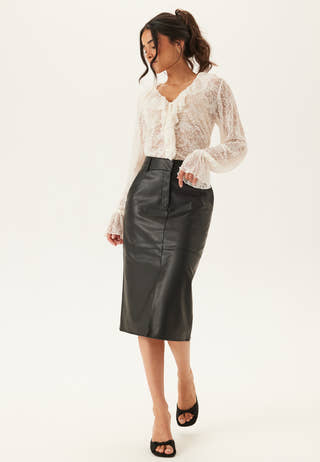 Vidagmar Hw Midi Coated Skirt