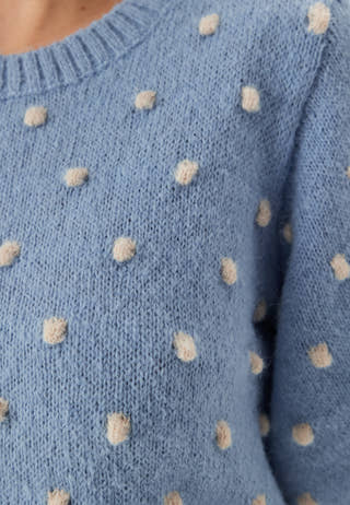 Vidottie 2/4 SLEEVE KNIT TOP S