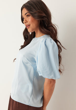 Viellette 2/4 Satin Puff Top