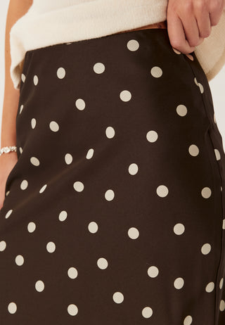 Viellette High Waist Midi Skjørt