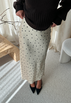 Viellette High Waist Midi Skjørt