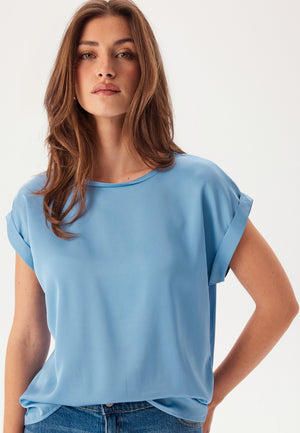 Viellette S/S Satin Topp