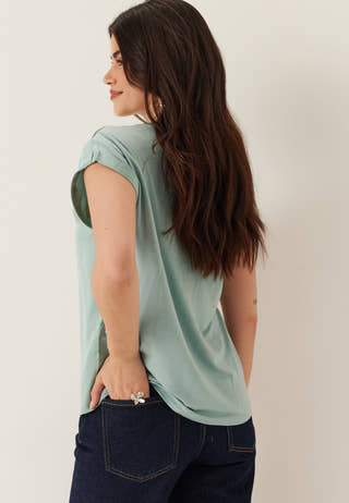 Viellette S/S Satin Top