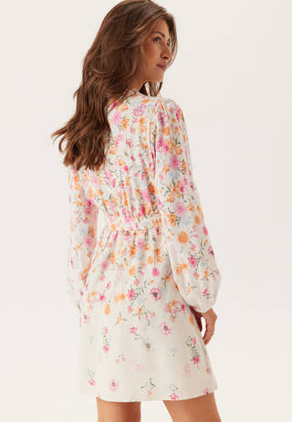 Vielma O-neck L/S SHORT DRESS