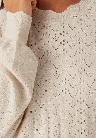 Viemi O-neck L/S KNIT TOP KNIT