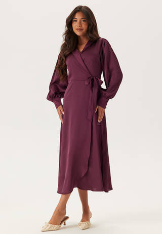 Vienna Ravenna L/S Ankle Wrap Dress