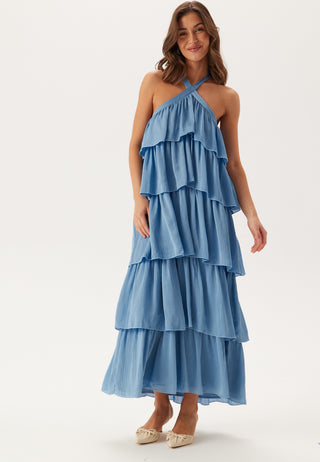Vifiluka Halterneck Sleeveless Ankle Dress