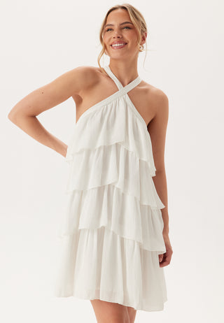 Vifiluka Halterneck Sleeveless Short Dress