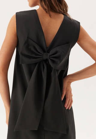 Vigery O-neck S/L SHORT DRESS