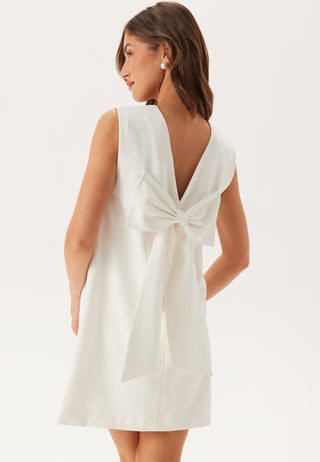 Vigery O-neck S/L SHORT DRESS