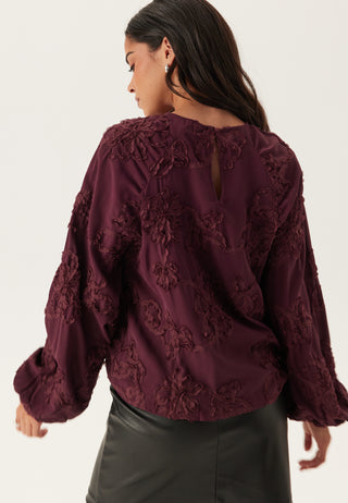 Vihulda O-neck Langermet Topp