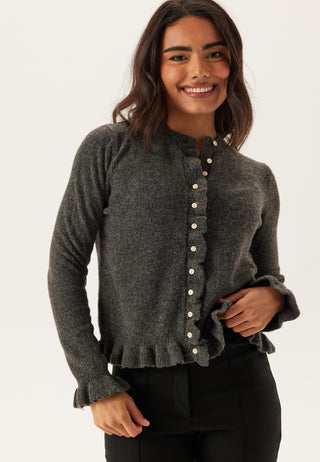 Vijacia O-neck L/S Frill Knit
