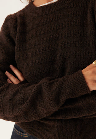 Vijayla O-neck L/S Strikkegenser