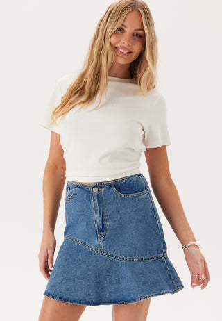 Vijessie Rw Short Denim Skirt