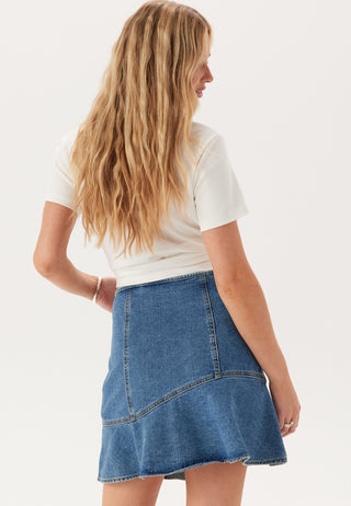 Vijessie Rw Short Denim Skirt